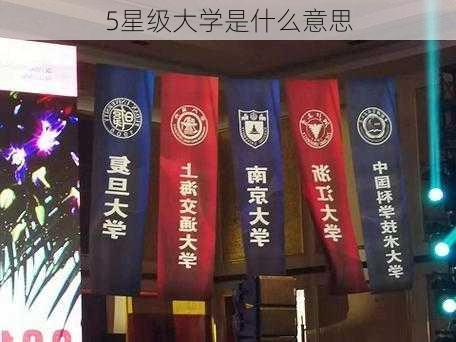 5星级大学是什么意思