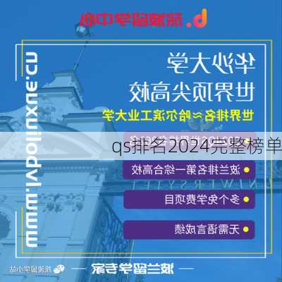 qs排名2024完整榜单