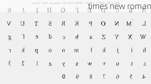 times new roman