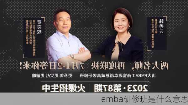 emba研修班是什么意思