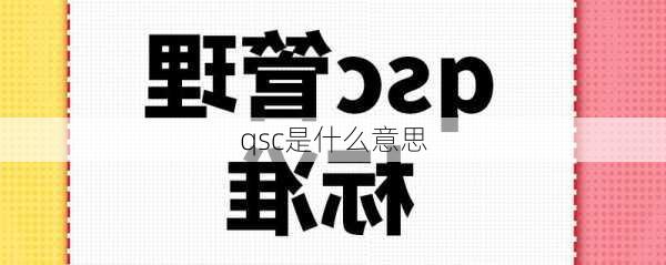 qsc是什么意思