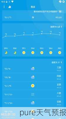 pure天气预报