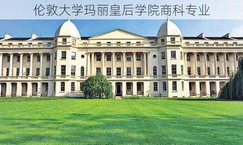 伦敦大学玛丽皇后学院商科专业