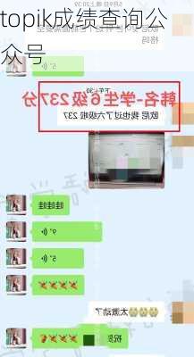 topik成绩查询公众号