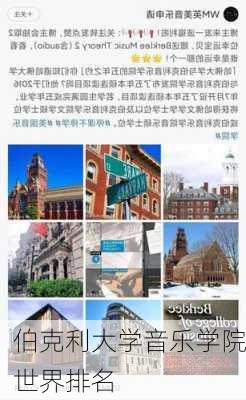 伯克利大学音乐学院世界排名