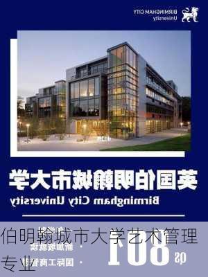 伯明翰城市大学艺术管理专业