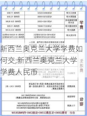 新西兰奥克兰大学学费如何交,新西兰奥克兰大学学费人民币