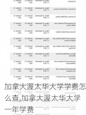 加拿大渥太华大学学费怎么查,加拿大渥太华大学一年学费