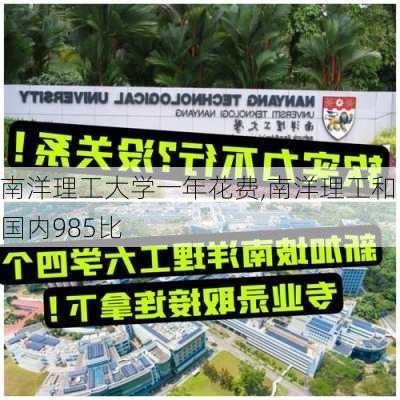 南洋理工大学一年花费,南洋理工和国内985比