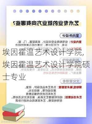 埃因霍温艺术设计学院,埃因霍温艺术设计学院硕士专业