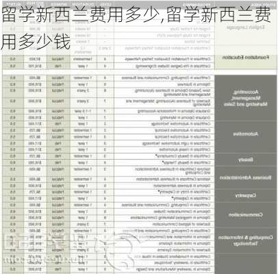 留学新西兰费用多少,留学新西兰费用多少钱