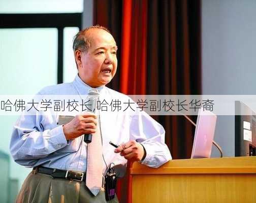 哈佛大学副校长,哈佛大学副校长华裔