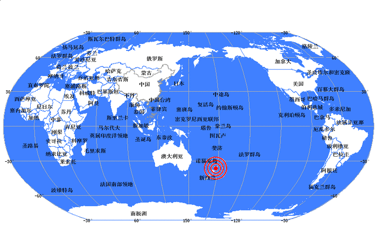 世界地图新西兰放大,世界地图新西兰放大图片