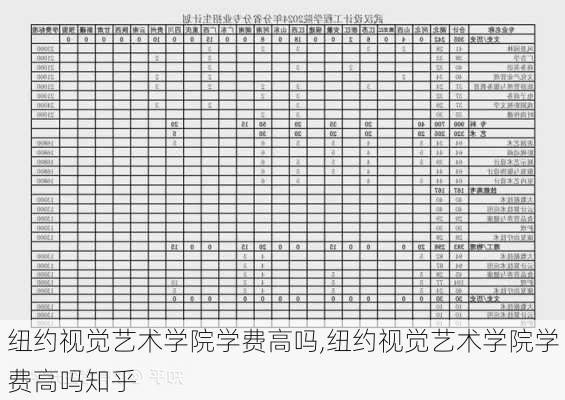 纽约视觉艺术学院学费高吗,纽约视觉艺术学院学费高吗知乎