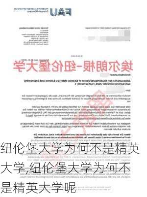 纽伦堡大学为何不是精英大学,纽伦堡大学为何不是精英大学呢