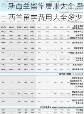 新西兰留学费用大全,新西兰留学费用大全多少