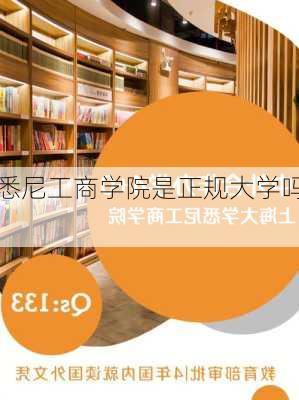 悉尼工商学院是正规大学吗,