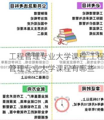 工程管理专业大学课程,工程管理专业大学课程有哪些