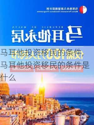 马耳他投资移民的条件,马耳他投资移民的条件是什么