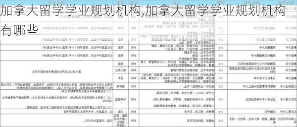 加拿大留学学业规划机构,加拿大留学学业规划机构有哪些