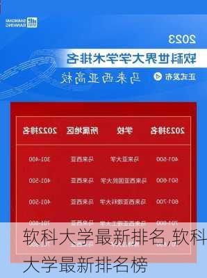 软科大学最新排名,软科大学最新排名榜