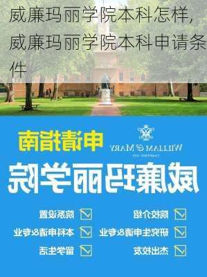 威廉玛丽学院本科怎样,威廉玛丽学院本科申请条件