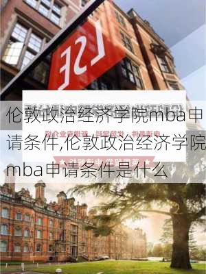 伦敦政治经济学院mba申请条件,伦敦政治经济学院mba申请条件是什么