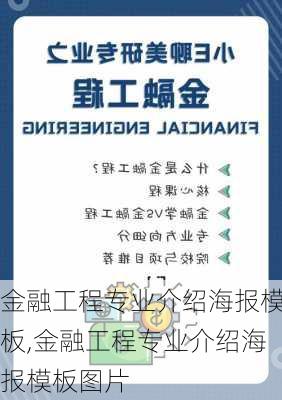 金融工程专业介绍海报模板,金融工程专业介绍海报模板图片