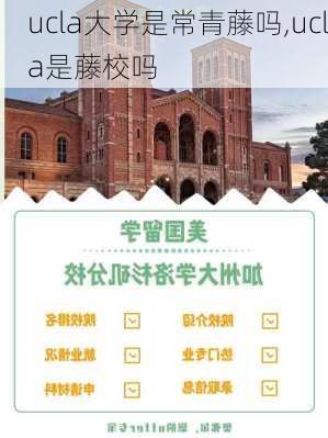 ucla大学是常青藤吗,ucla是藤校吗