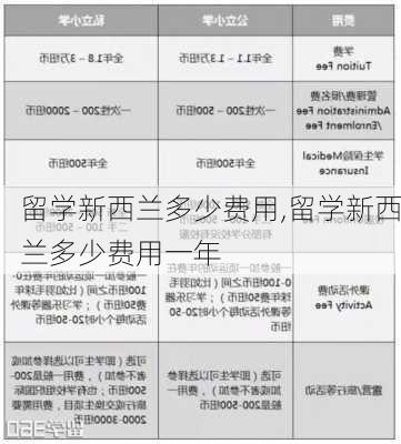 留学新西兰多少费用,留学新西兰多少费用一年