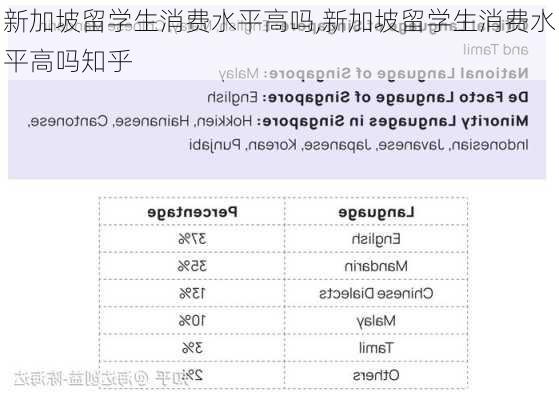 新加坡留学生消费水平高吗,新加坡留学生消费水平高吗知乎