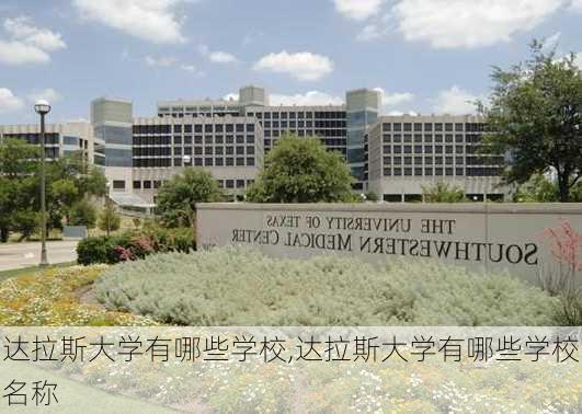 达拉斯大学有哪些学校,达拉斯大学有哪些学校名称