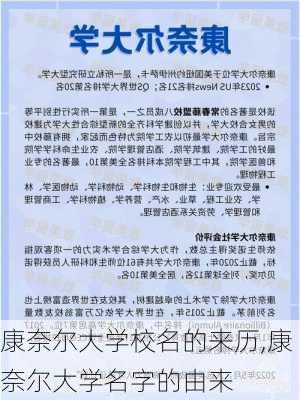 康奈尔大学校名的来历,康奈尔大学名字的由来