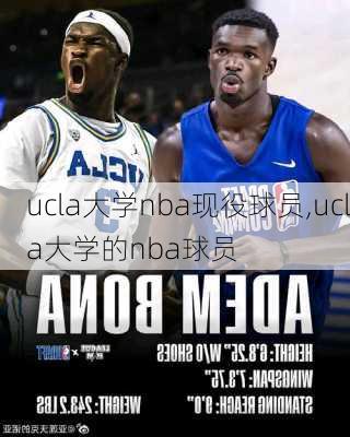 ucla大学nba现役球员,ucla大学的nba球员