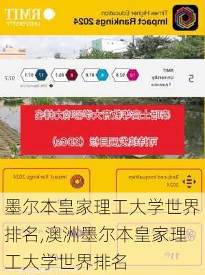 墨尔本皇家理工大学世界排名,澳洲墨尔本皇家理工大学世界排名