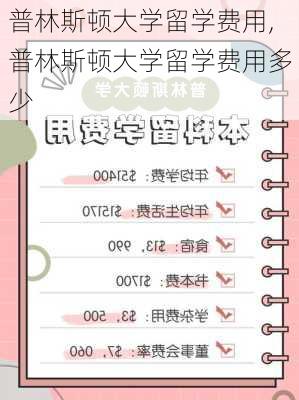 普林斯顿大学留学费用,普林斯顿大学留学费用多少