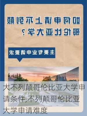 大不列颠哥伦比亚大学申请条件,不列颠哥伦比亚大学申请难度