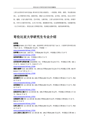 哥伦比亚大学研究生入学条件,哥伦比亚大学研究生入学条件是什么