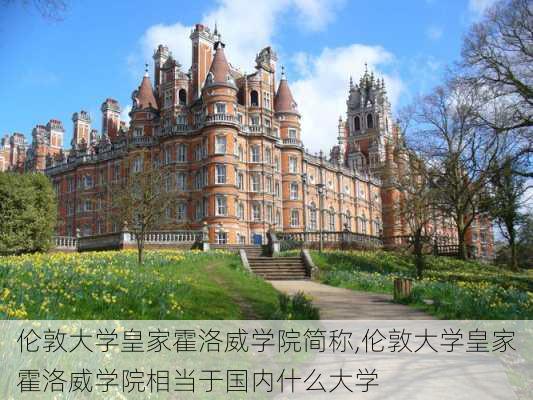 伦敦大学皇家霍洛威学院简称,伦敦大学皇家霍洛威学院相当于国内什么大学