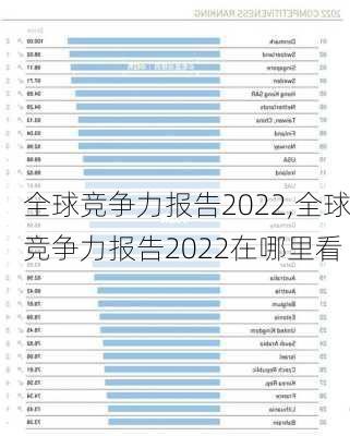 全球竞争力报告2022,全球竞争力报告2022在哪里看