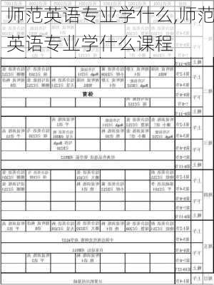 师范英语专业学什么,师范英语专业学什么课程