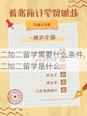 二加二留学需要什么条件,二加二留学是什么