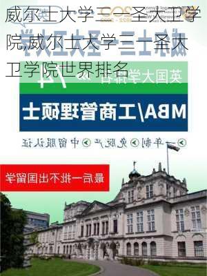 威尔士大学三一圣大卫学院,威尔士大学三一圣大卫学院世界排名