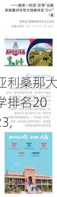 亚利桑那大学排名2023,