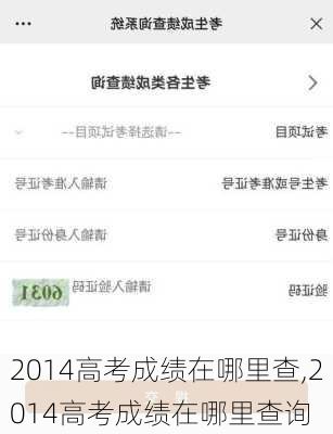 2014高考成绩在哪里查,2014高考成绩在哪里查询