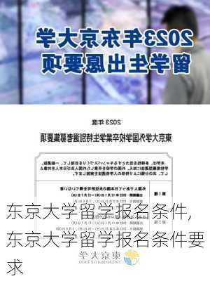 东京大学留学报名条件,东京大学留学报名条件要求