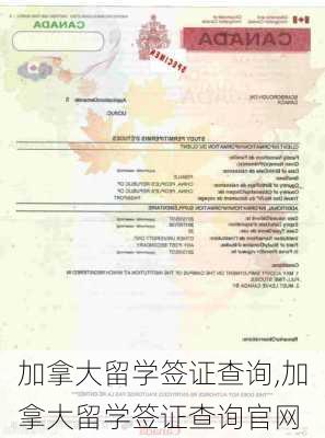 加拿大留学签证查询,加拿大留学签证查询官网