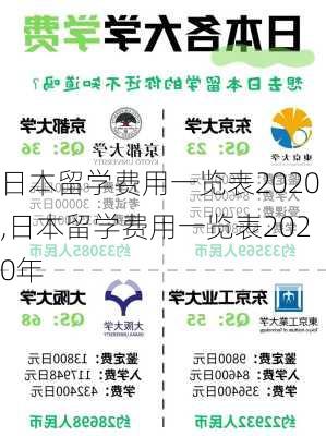 日本留学费用一览表2020,日本留学费用一览表2020年