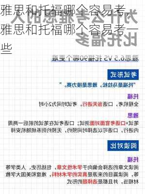 雅思和托福哪个容易考,雅思和托福哪个容易考一些