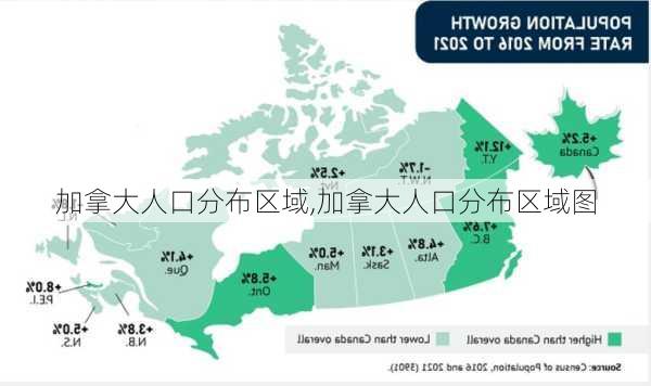 加拿大人口分布区域,加拿大人口分布区域图